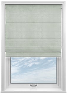 Odessa Velvet, Smoke - Twist&Fit Roman Blind